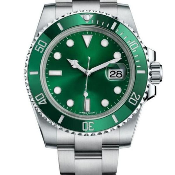 

luxury men's watches classics green wristwatches automatic mechanical watch stainless steel sports wrist-watch sapphire glass wristwatc, Slivery;golden