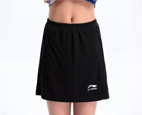 

new badminton pants shorts woman running fitness pants tennis culottes leisure sports tennis skirts breathable quick dry 3020116, Black;red