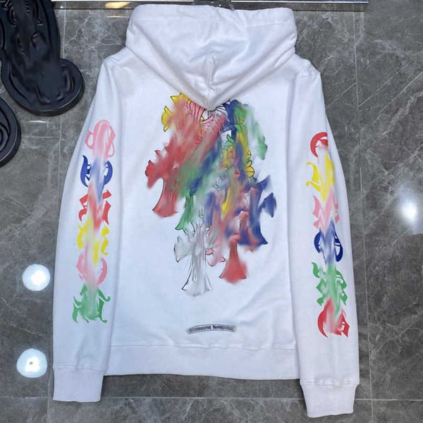 

luxury fashion men's jackets hoodies brand sweatshirts designers zipper hooded sweater men women casual pullover sanskrit horseshoe hoo, Black