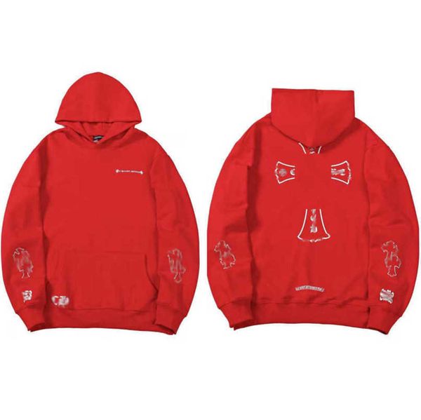 

luxury classics men's jackets hoodies brandch sweatshirts designers zipper hooded sweater men women casual pullover sanskrit horseshoe, Black