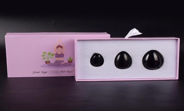 

massage eggs drilled natural obsidian yoni egg wand women kegel exerciser jade massager vaginal muscles tightening ball health car6950338