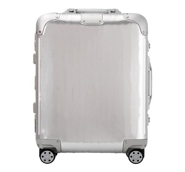 

20 22 26 30 inch outdoor travel luggage bags 7 color aluminum alloy trolley case 925 luxury designer carry on suitcase8827772