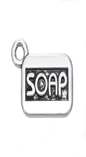 

whole vintage soap alloy jewelry finding message charms aac5553583443, Bronze;silver