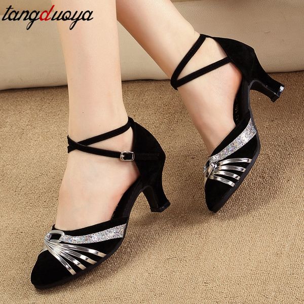 

dance shoes professional latin dance shoes woman high heel summer shoes tango ballroom dance shoes women big size 33-42 230728