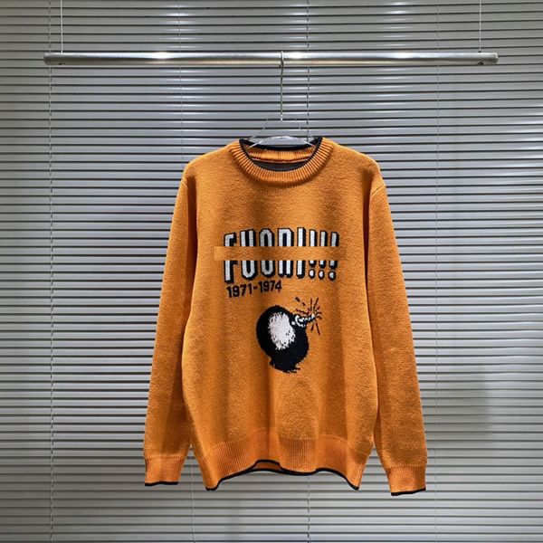 

sweaters new europe women and mens designer sweaters retro classic luxury sweatshirt men arm letter embroidery round neck comfortable high-q, White;black