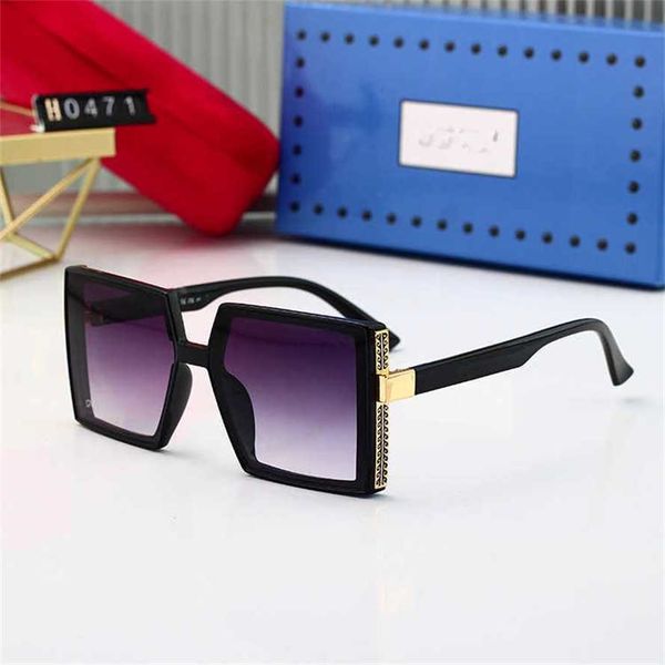 

52% off wholesale of new style square glasses big frame gradual change lenses sunshade sunglasses metal accessories fashionable sunglasses, White;black