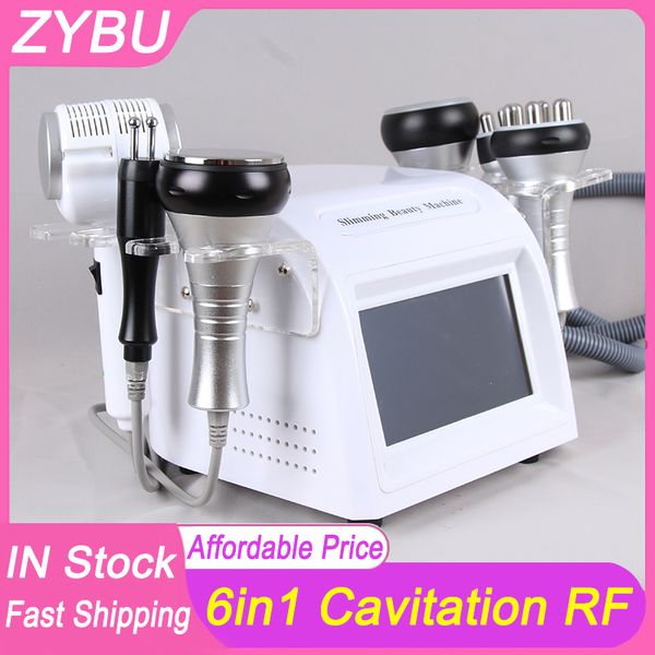 

6 in 1 40k body slimming cavitation rf ultrasonic weight removal fat loss facial rejuvenation beauty machine skin tighten anti-wrinkle anit