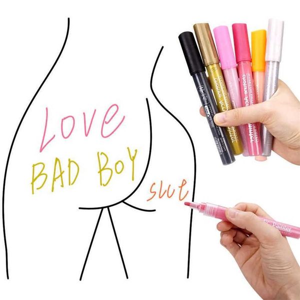 

toys humiliation washable graffiti for couples games flirting humiliate tattoo writing pen markers shop 60% off purses outlet