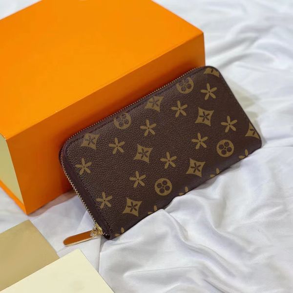 

luxurys mens womans designer wallet m42616 n61264 wallets card holders coin purses key pouch fashion mirror quality genuine leather clemence, Brown;gray