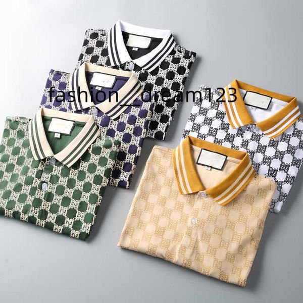 

men's polos t-shirts men polo shirt geometry patchwork luxury female graphic tees polo-shirt polo shirts work golf casual polo t shirt, White;black