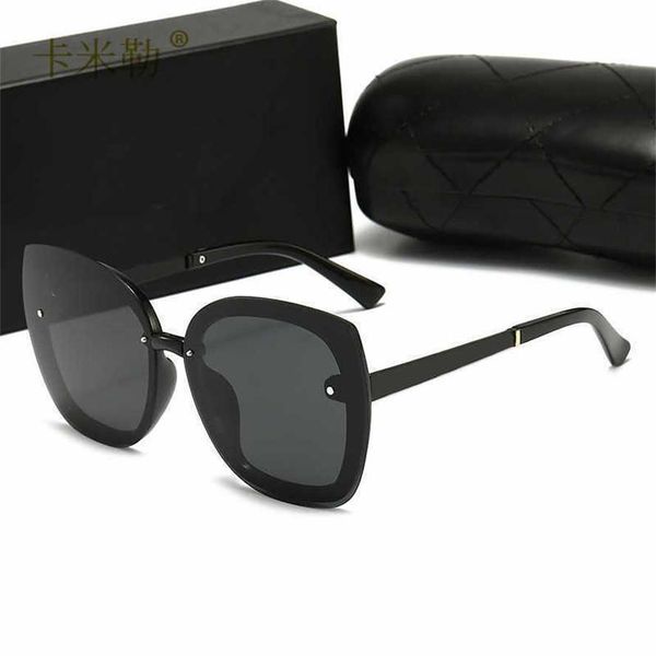 

50% off wholesale of sunglasses new women's polarized fashion oval face sunglasses driving glasses 556, White;black