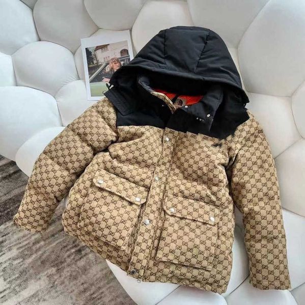 

designer ggs cotton down jacket cuccis men women stitched puffer jackets hoodie outerwear causal warm thickened parkas sport 2023, Black