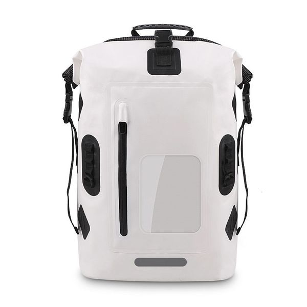 

school bags 30l pvc waterproof bag swimming backpack large capacity river trekking shoulder backpacks diving wet dry dag water sack xa27wa 2
