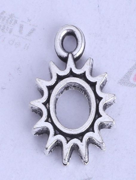 

retro antique silverbronze mini sun pendant fit necklace diy jewelry alloy charms 500pcslot 24595602016, Bronze;silver