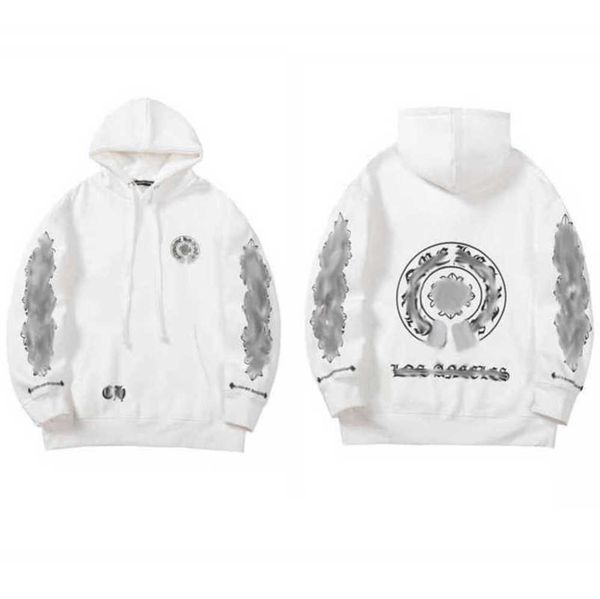 

fashion men's luxury jackets hoodies brandch sweatshirts designers zipper hooded sweater men women casual pullover sanskrit horseshoe h, Black;brown