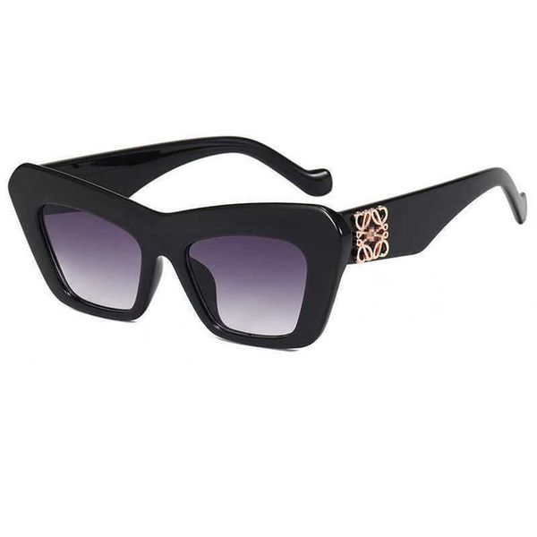 

56% off new fashion personalized sunglasses women's trend thick frame leisure mirror leg accessorieswd0y, White;black