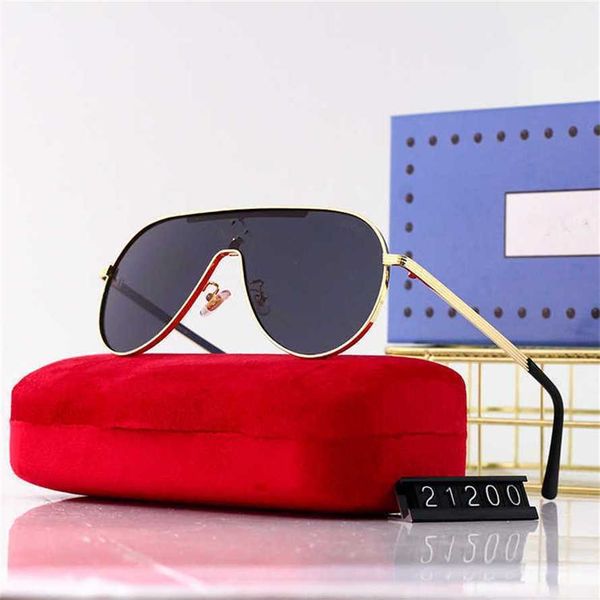

56% off wholesale of sunglasses new onepiece pilots' men's and women's windproof large frame sunglasses fashion glasses, White;black