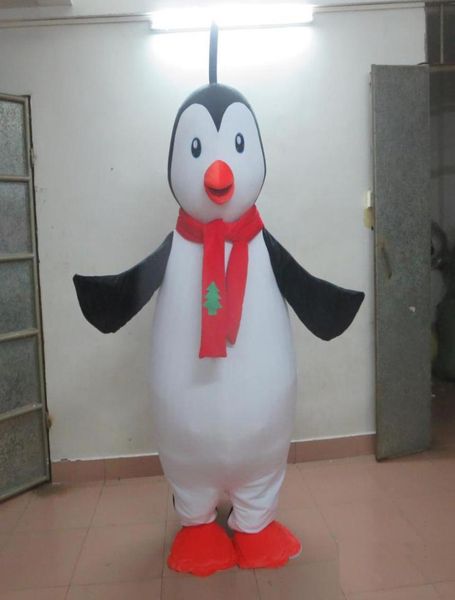 

2018 discount factory the santa penguin mascot costume for christmas for to wear for fun3399480, Red;yellow