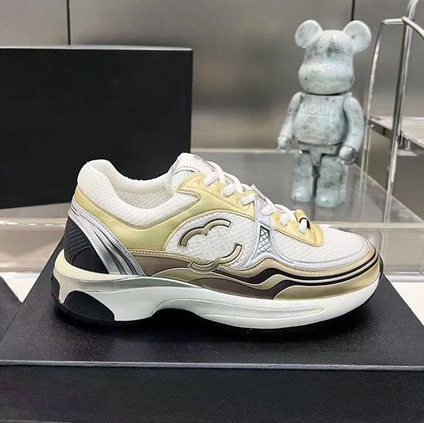 

Designer shoes sports shoes women retro casual shoes suede leather stitching multi-color and versatile sports shoes thick soles increased lace up-3, # 7