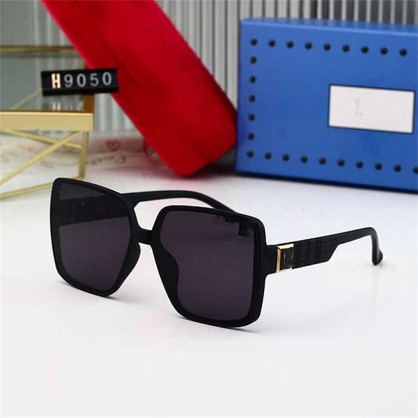 

52% off wholesale of sunglasses new box large frame female fashion overseas sunglasses straight, White;black