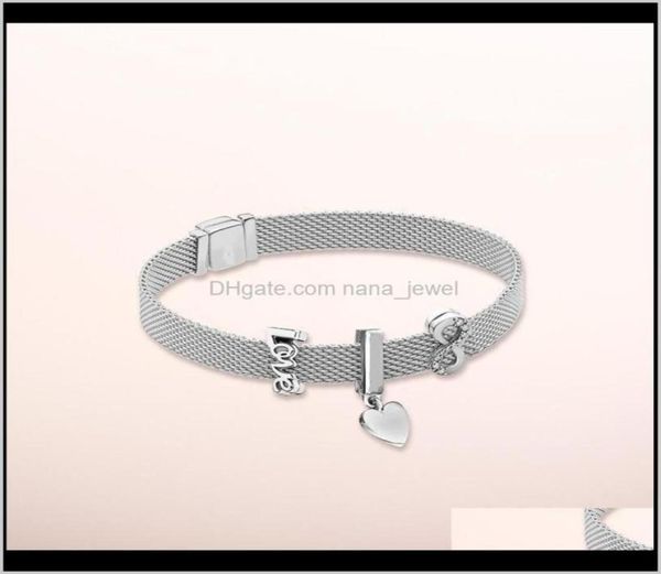 

bracelets 925 sterling sier rose logo reflection crown clip eternal charm for style bracelet set rvlem btzuj24123534246664, Golden;silver