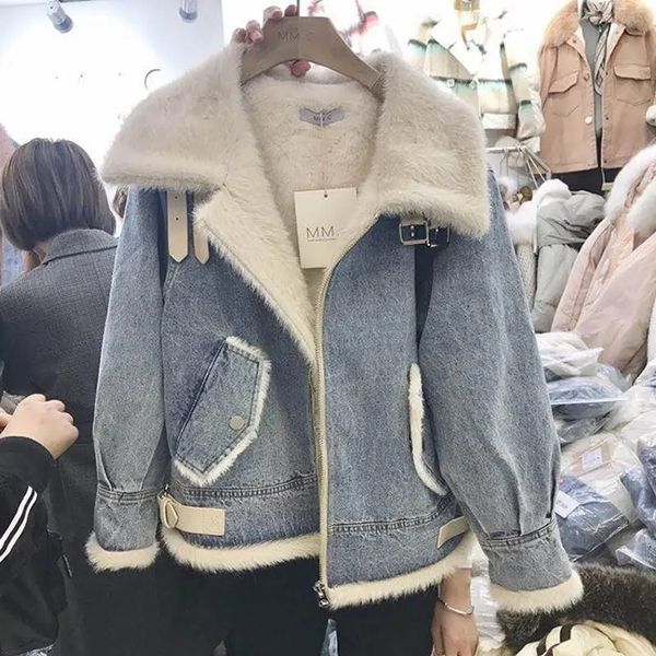

women s jackets 2023 warm winter jacket women autumn hooded coat female jeans denim basic ladies bomber 230729, Black;brown