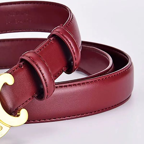 

designer belt fashion smooth buckle belt retro design thin waist belts for men womens width gold buckle alloy leather belt 5 color optional, Black;brown