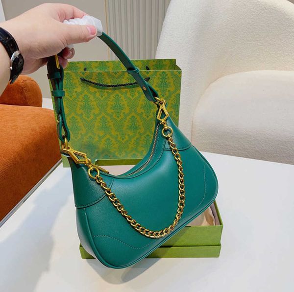 

shoulder bags chain aphrodite hobo shoulder bag women crescent half moon handbags purse genuine leather fashion letters zipper closure niche