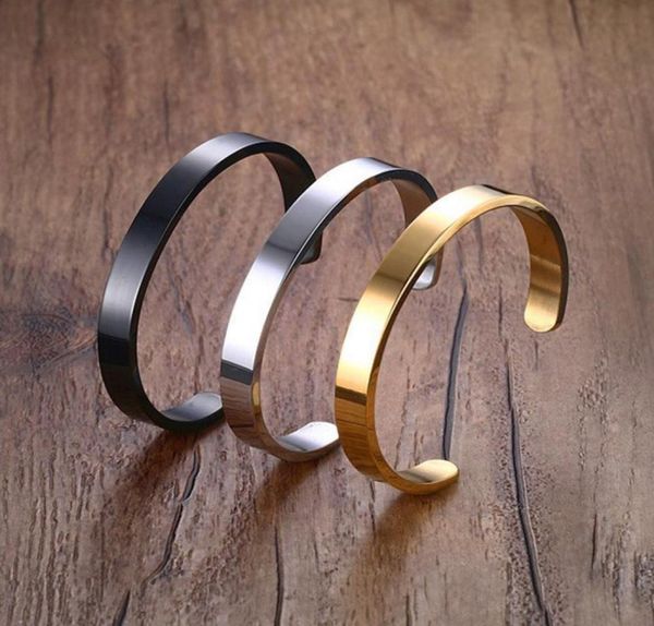 

kiss mandy men and women stainless steel 3 colors stainless steel bracelets hand cuff bracelet bangle wedding jewelry tb30139015376315570, Golden;silver