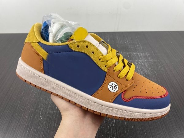 

designer 1 1s basketball shoes men women low wukong yellow blue brown white sneakers trainers, Red;white