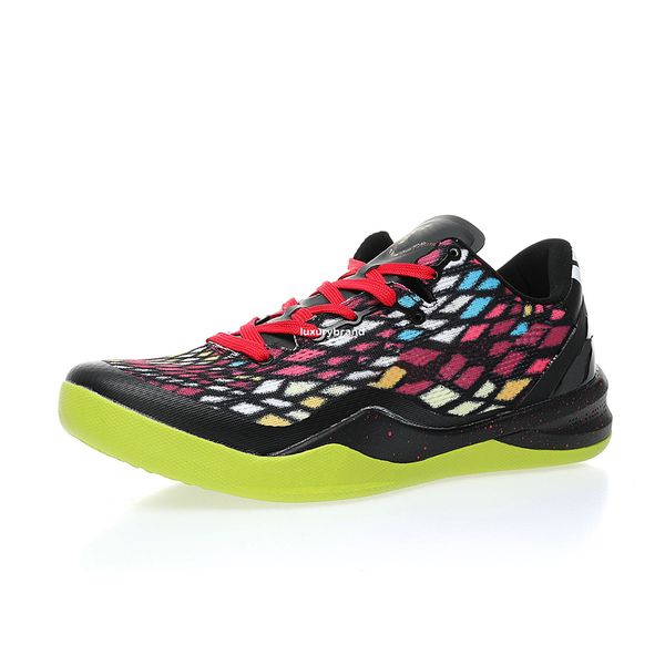 

black mamba 8 system gc christmas solid outsole basketball shoes for men's sports shoe mens sneakers 555286-060