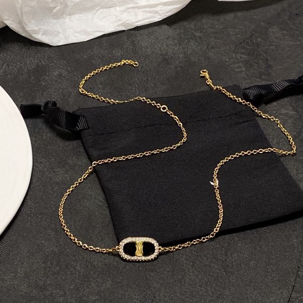 

designer pendant necklaces triomphe retro chains pendants women luxury jewelry pearl gifts fashion accessories shd6, Silver