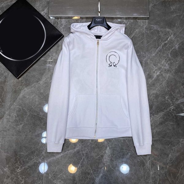

men designer hooded zipper jacket size s-xl long sleeve women coat pocket decoration outerwear july26, Black;brown
