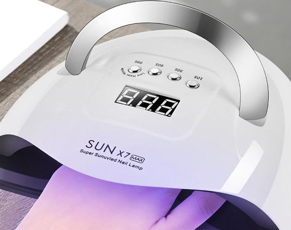 

180w portable nail dryer sunx7max nail machine uv nails lamp led potherapy247m1273782