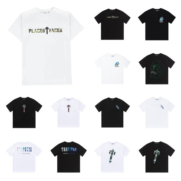 

summer designer trapstar t-shirts mens t shirts tees shirt luxurys street shorts sleeve clothes men women t-shirt cottons casual polo, White;black