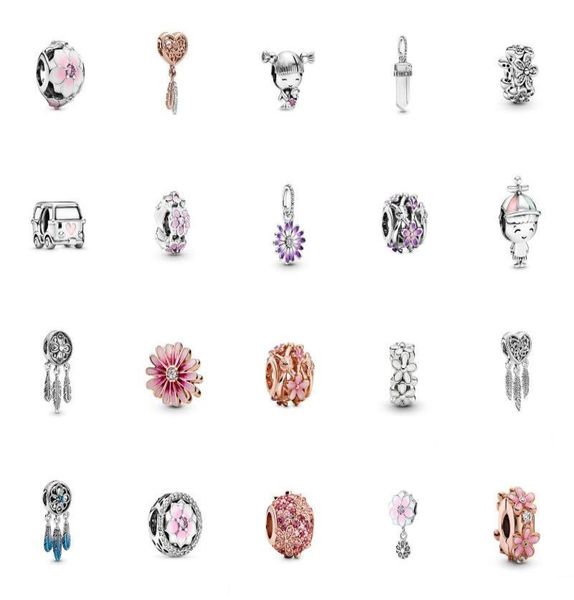 

925 sterling silver pendant little yellow man mouse dog princess charm bead fit bracelet necklace women jewelry6731027, Black