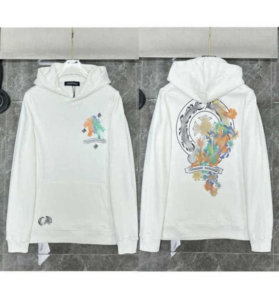 

sweatshirts men's fashion luxury jackets brandch hoodies zipper hooded men women designers sanskrit horseshoe cross pullover sweater ho, Black;brown