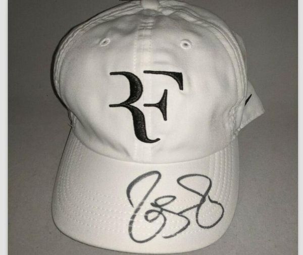 

roger federer signed signatured autographed cap hats size adjustable  fit all5810015