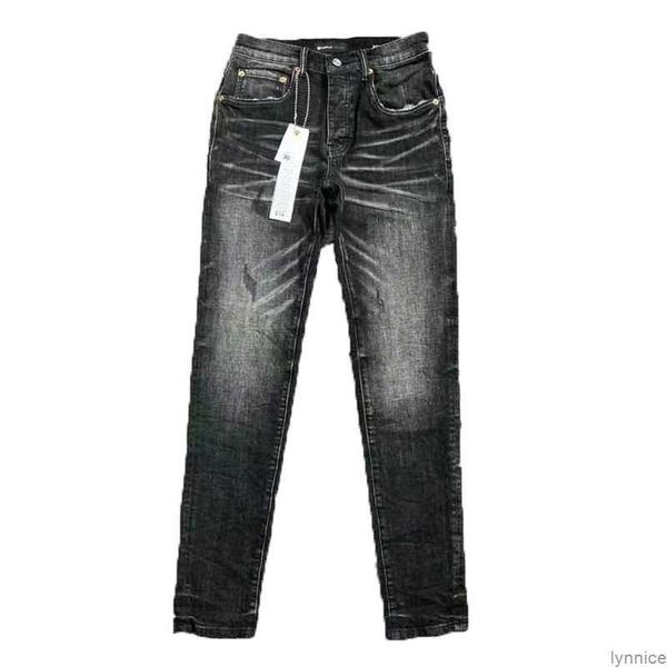 

designer purple jeans brand fashion mens jean distressed motorcycle biker rock skinny slim ripped hole letter brand hip hop denim pants p6my, Blue