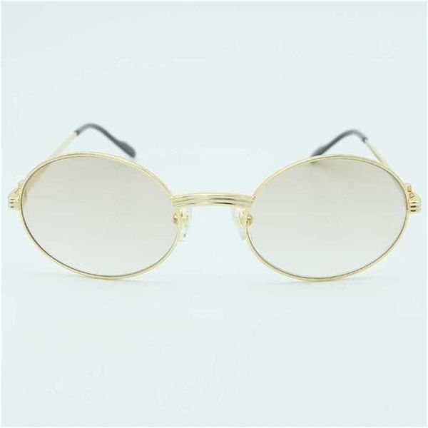 

50% off sunglasses 2023 retro oval metal men designer brand mens carter glasses luxury gold sunglass round stylish eyewearkajia new, White;black