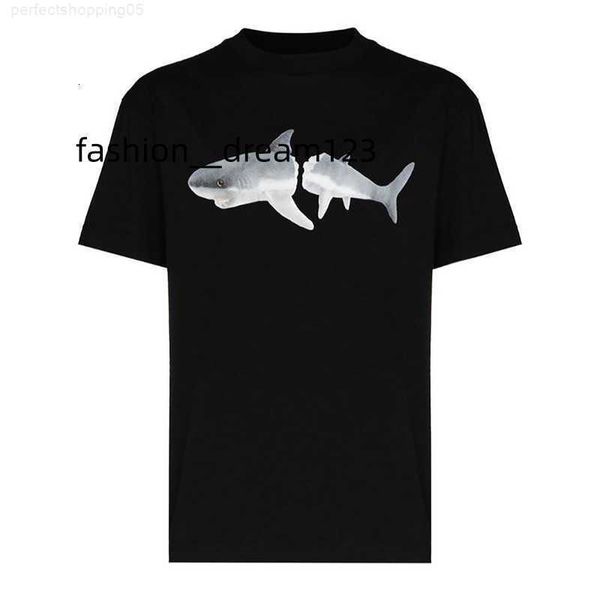 

mens shirts womens plam designer broken shark angels t shirt short seelve summer graphic tees cotton casual luxury hip hop streetwear t3u2, White;black