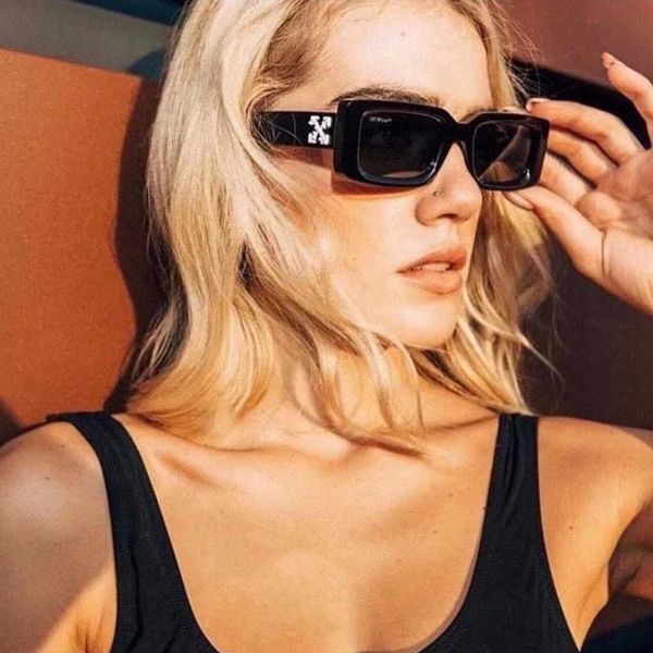 

new small frame men's box sunglasses women's trendy x-letter glasses, White;black