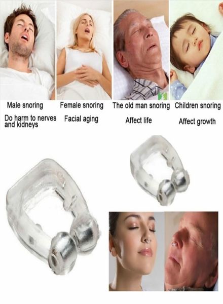 

snoring cessation silicone magnetic anti snore ssnoring nose clip sleep tray sleeping aid apnea guard night device with case 09274269