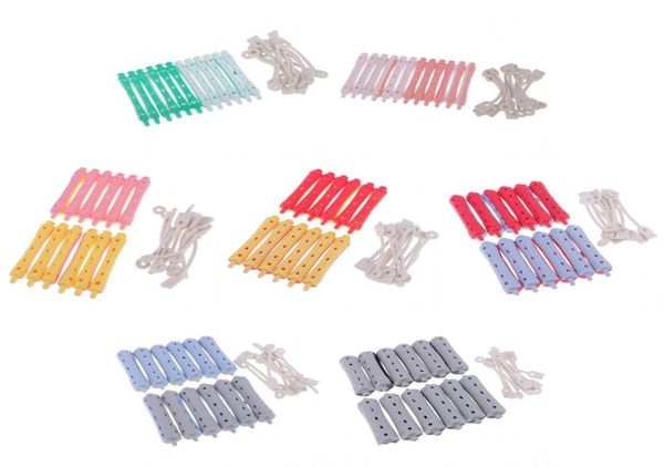 

84 pieces 7 sized professional wave perm rods hair hairdressing clip curler maker styling diy tools set2847824