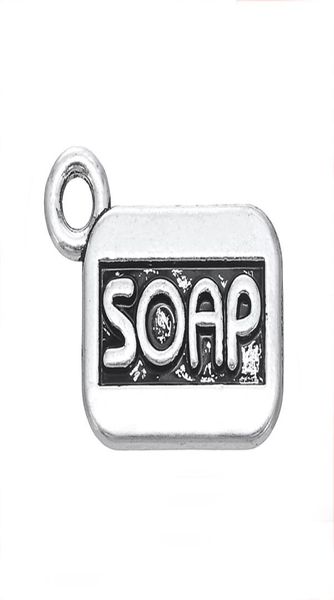 

whole vintage soap alloy jewelry finding message charms aac5553753705, Bronze;silver