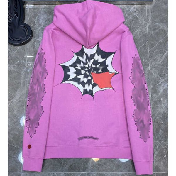 

classics men's luxury jackets hoodies brand ch sweatshirts designers zipper hooded sweater men women casual pullover sanskrit horseshoe, Black;brown