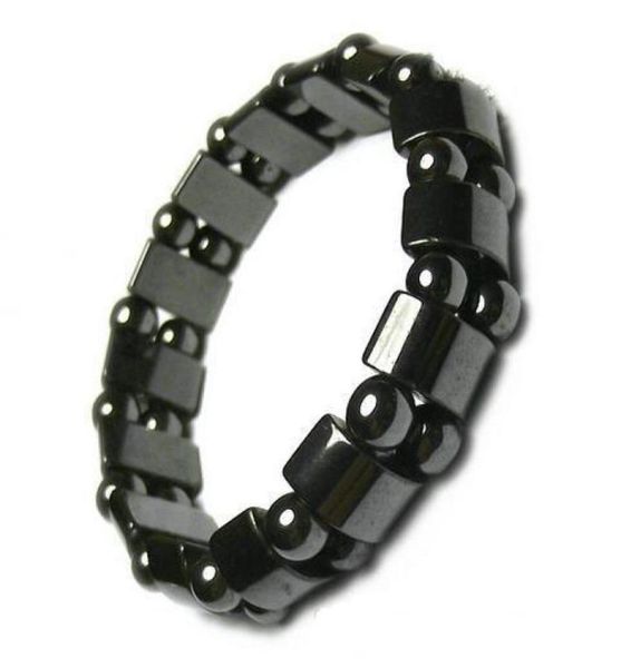 

10pcslot black magnetic healthy bracelets beaded strands 8inch for craft fashion jewelry gift am41 shipp50841212898421