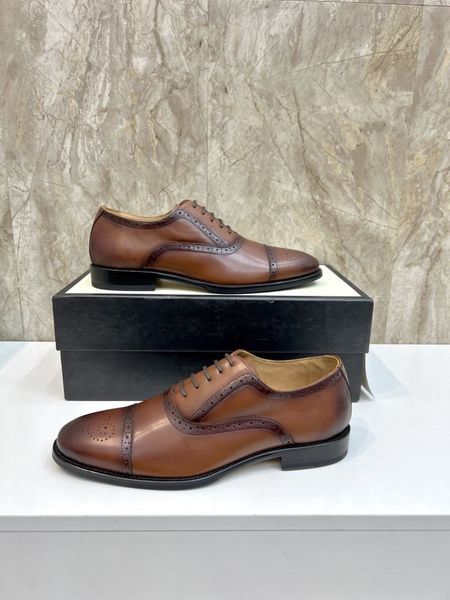 

6model luxury men's oxford designer dress shoes genuine leather lace up solid cap toe oxfords male crocodile print office wedding party, Black