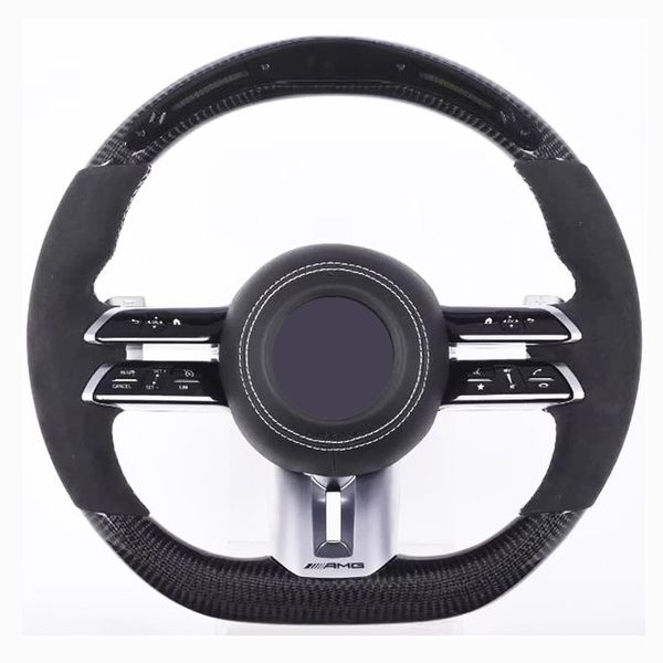 

customize carbon fiber steering whee for mercedes benz amg gla glc glb gle w213 w216 w217 w218 w222 w253 w257 w463 w464 gle g63 c63