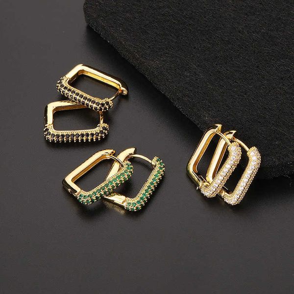 

ring accessories diamond luxury designer necklace flowers clover bangle women high level design simple temperament geometric square ear dedu, Silver